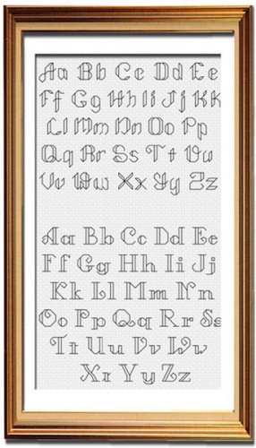 (image for) Backstitch Alphabets
